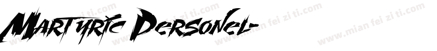 Martyric Personel字体转换